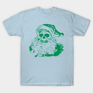 Skeleclaus (green) T-Shirt